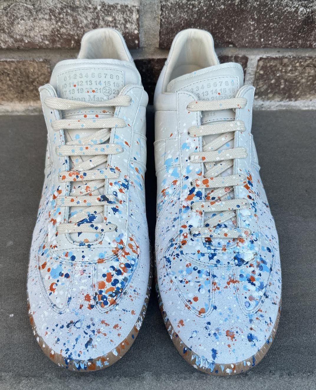 Maison Margiela Replica Light Grey Splatter DS — RootsBK Maison Margiela Replica Light Grey Splatter DS — RootsBK